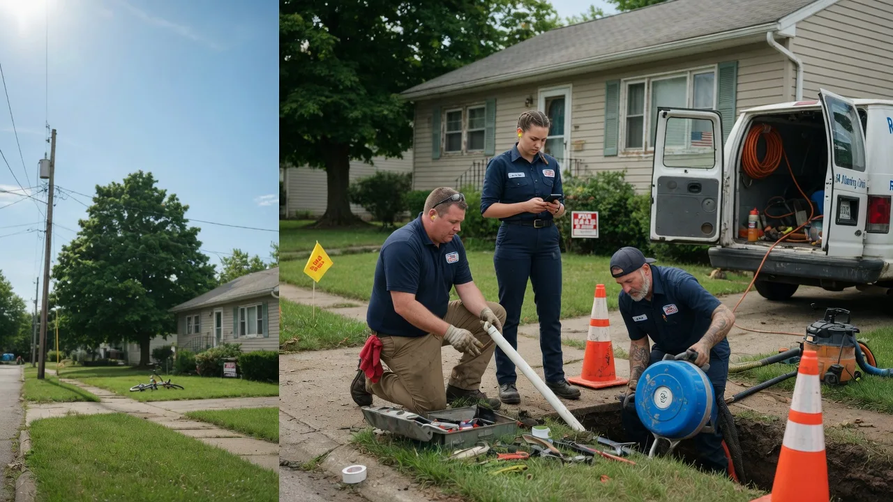 Sewer Line Repair in Faxon, OK near me